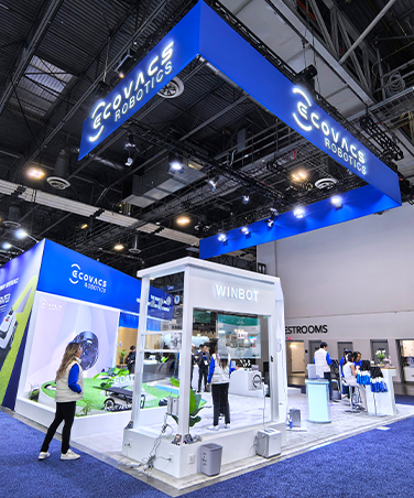 科沃斯_美国CES展台搭建